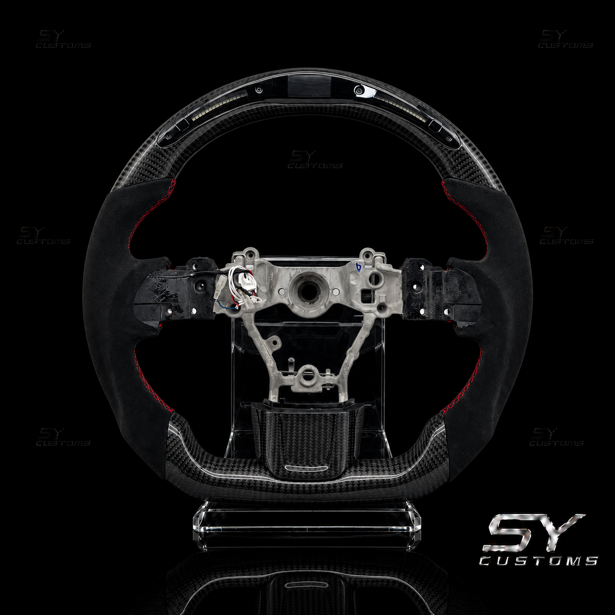 SY Customs 2015-2021 Subaru WRX/STI Carbon Fiber Steering Wheel