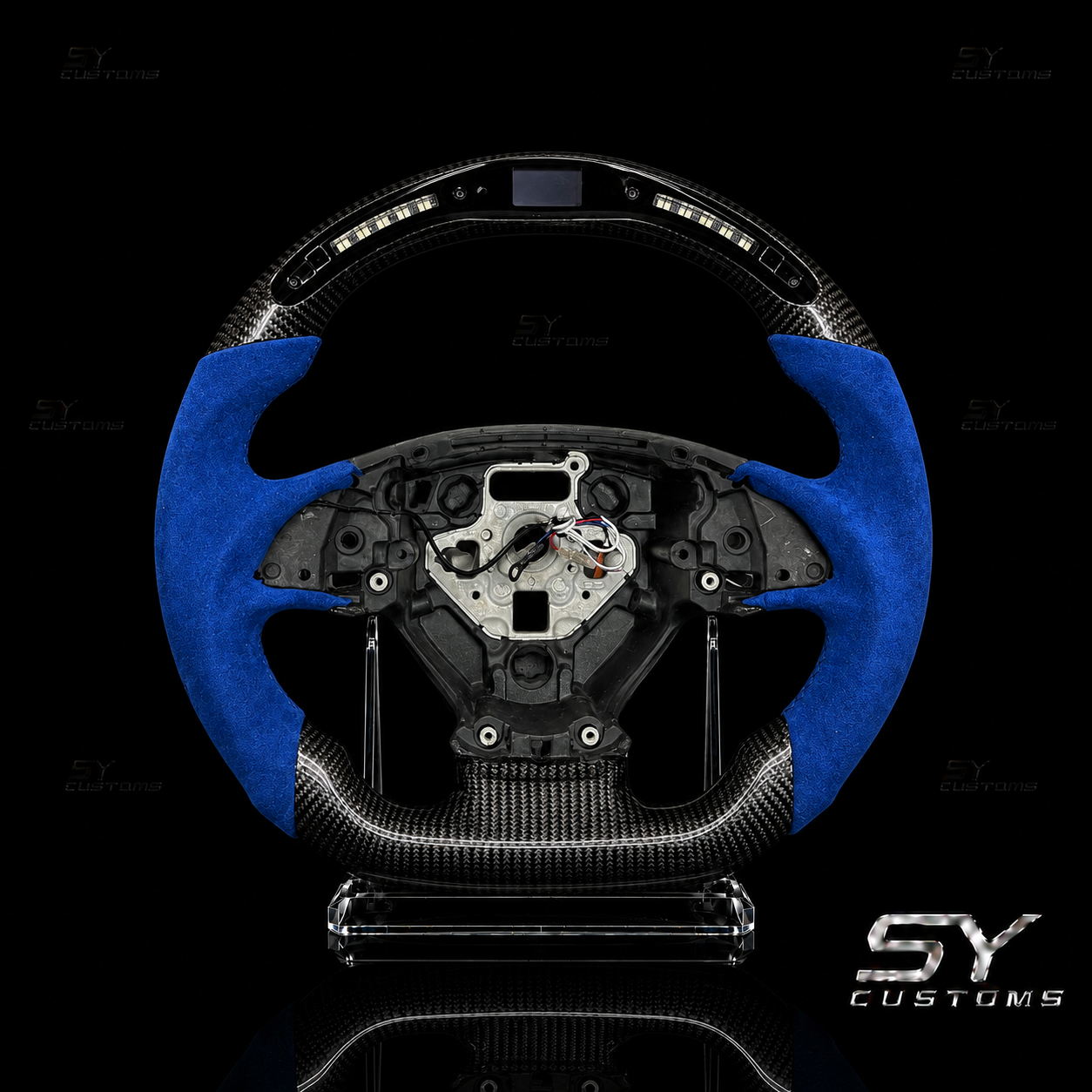 SY Customs 2014-2019 Chevrolet C7 Corvette Carbon Fiber Steering Wheel