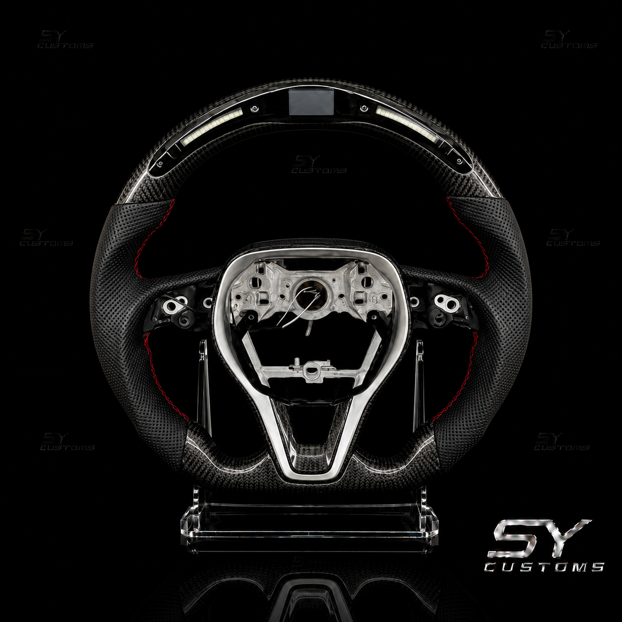 SY Customs 2019+ Toyota Corolla Hatchback Carbon Fiber Steering Wheel