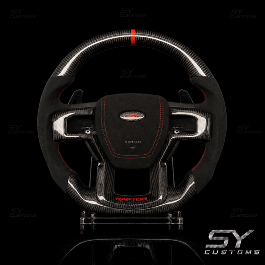 SY Customs 2015-2020 Ford F150 Carbon Fiber Steering Wheel