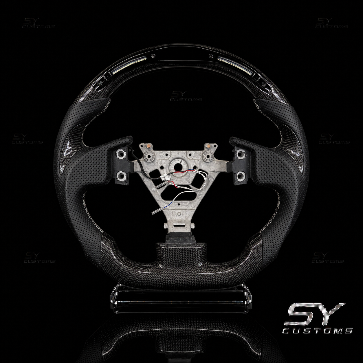 SY Customs 2003–2008 Infiniti G35 Carbon Fiber Steering Wheel