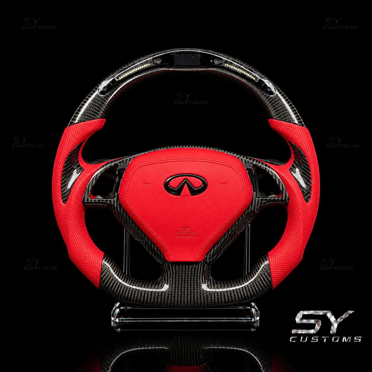 SY Customs 2008 Infiniti G37 Carbon Fiber Steering Wheel