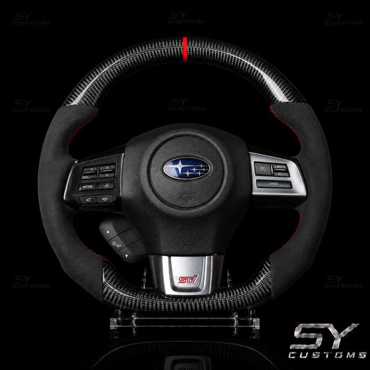 SY Customs 2015-2021 Subaru WRX/STI Carbon Fiber Steering Wheel