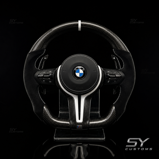 SY Customs 2012-2018 BMW F2X/F3X/F8X/F1X Carbon Fiber Steering Wheel