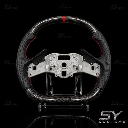 SY Customs Chevrolet C8 Corvette Carbon Fiber Steering Wheel
