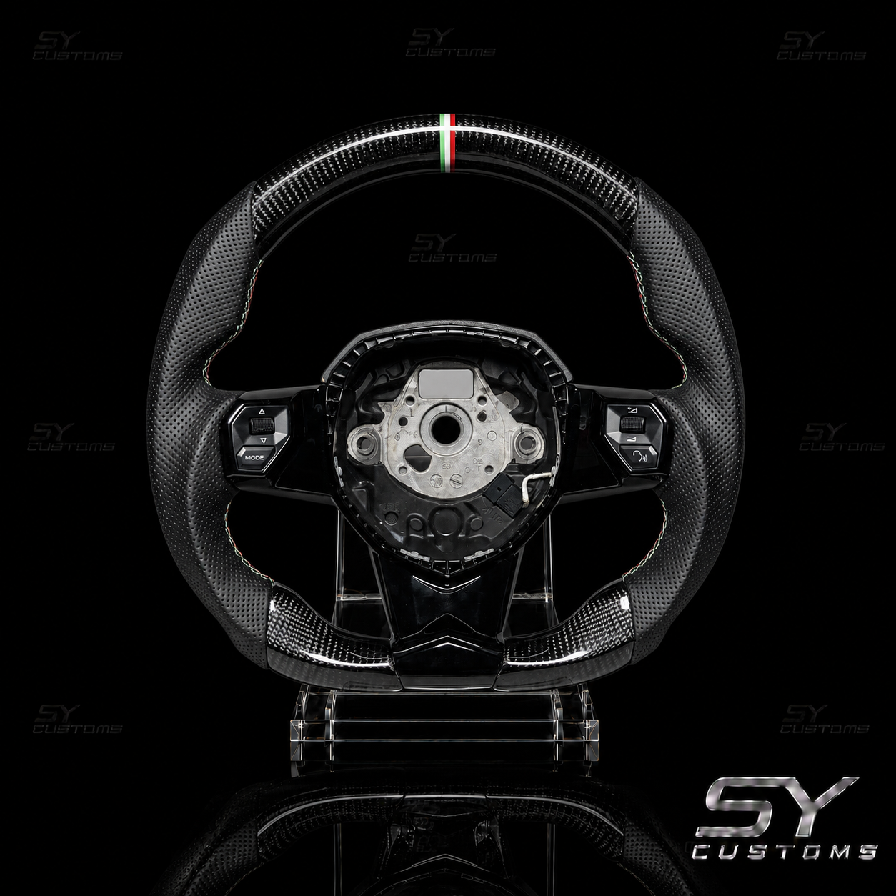 SY Customs Lamborghini Aventador Carbon Fiber Steering Wheel
