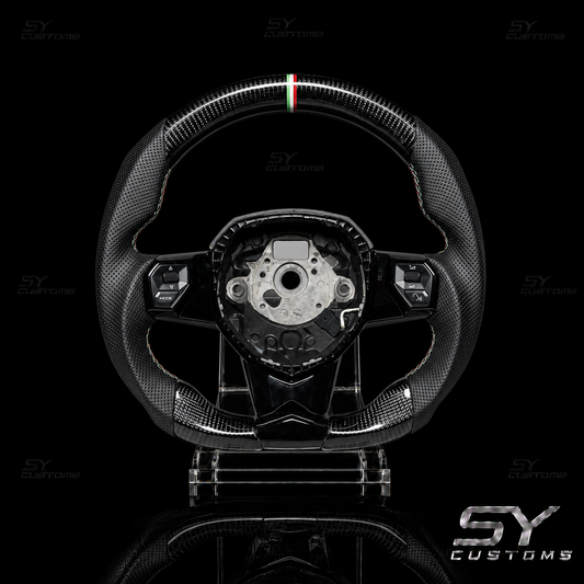 SY Customs Lamborghini Aventador Carbon Fiber Steering Wheel