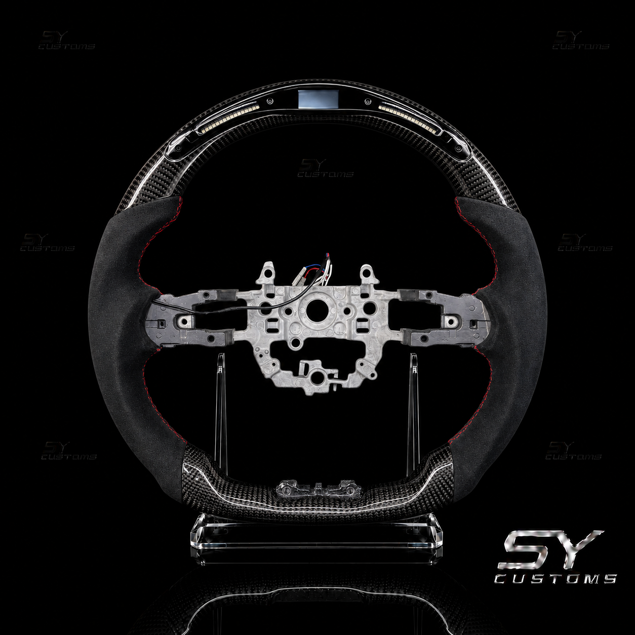 SY Customs Honda Type R Carbon Fiber Steering Wheel