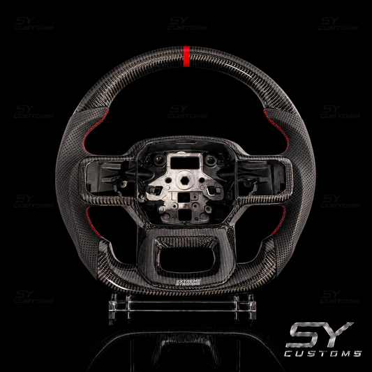 SY Customs 2021+ Ford F150 Carbon Fiber Steering Wheel