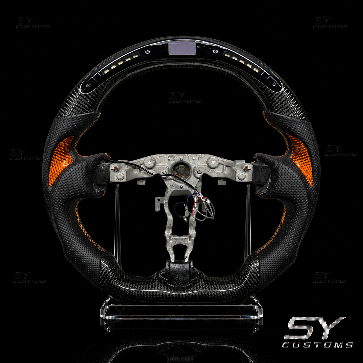 SY Customs 2009–2020 Nissan 370Z Z34 Carbon Fiber Steering Wheel