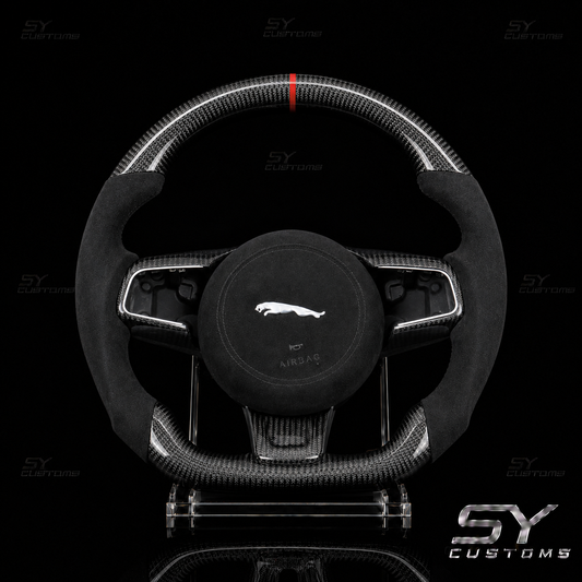 SY Customs Jaguar F-Type Carbon Fiber Steering Wheel