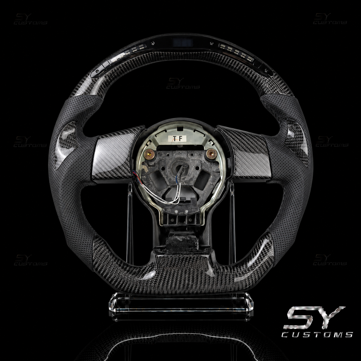 SY Customs 2003–2009 Nissan 350Z Z33 Carbon Fiber Steering Wheel