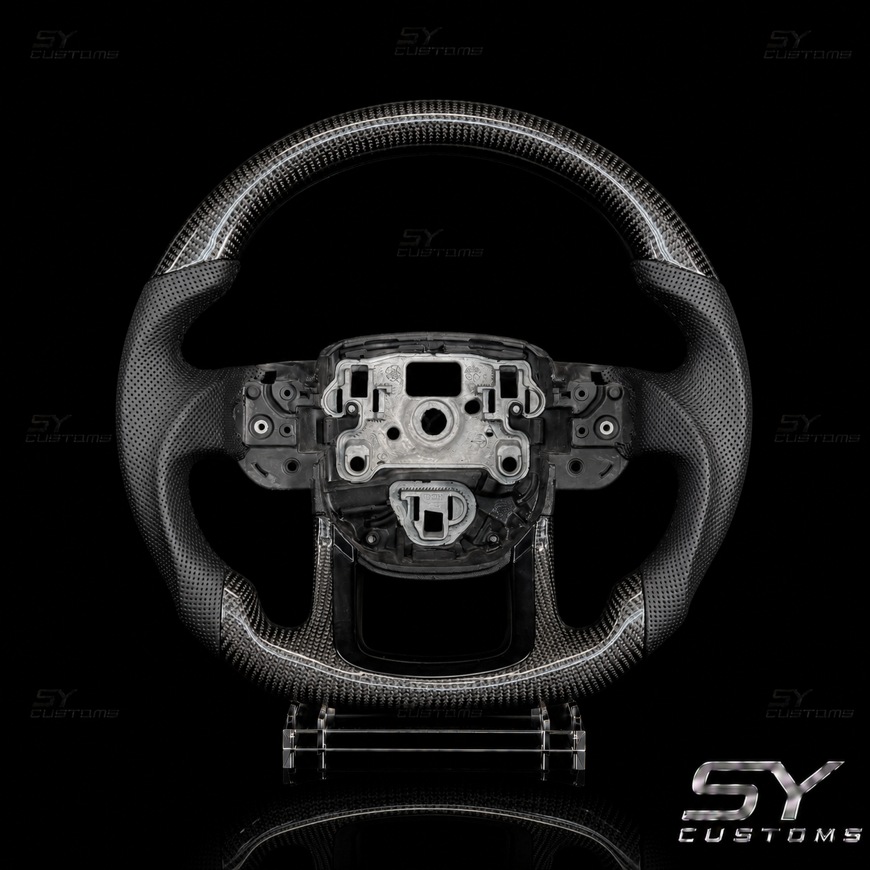 SY Customs 2014–2022 Range Rover Sport L494 Carbon Fiber Steering Wheel