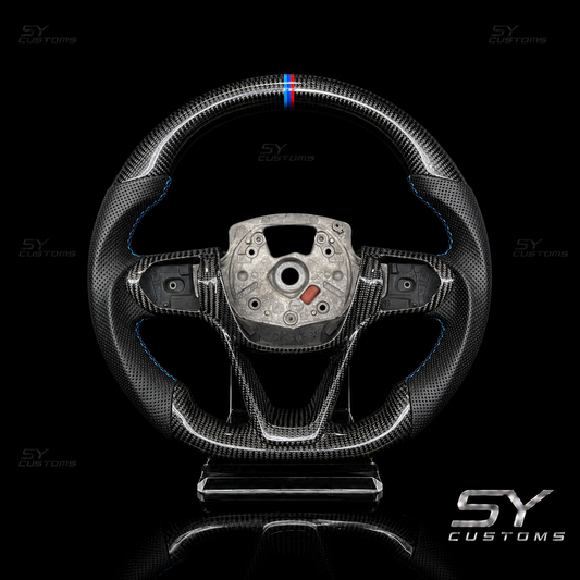 SY Customs 2014-2020 BMW i8 Carbon Fiber Steering Wheel