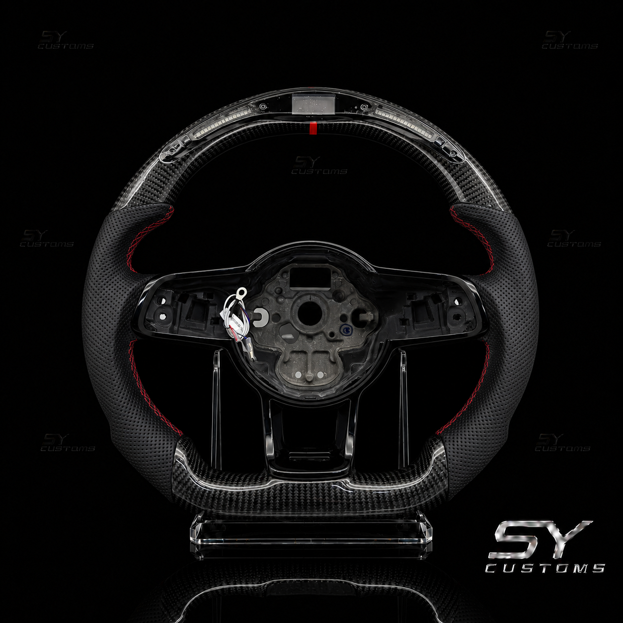 SY Customs 2013-2020 Volkswagen Golf MK7/GTI Carbon Fiber Steering Wheel