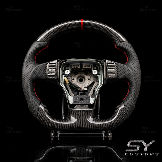 SY Customs 2003–2008 Infiniti G35 Carbon Fiber Steering Wheel