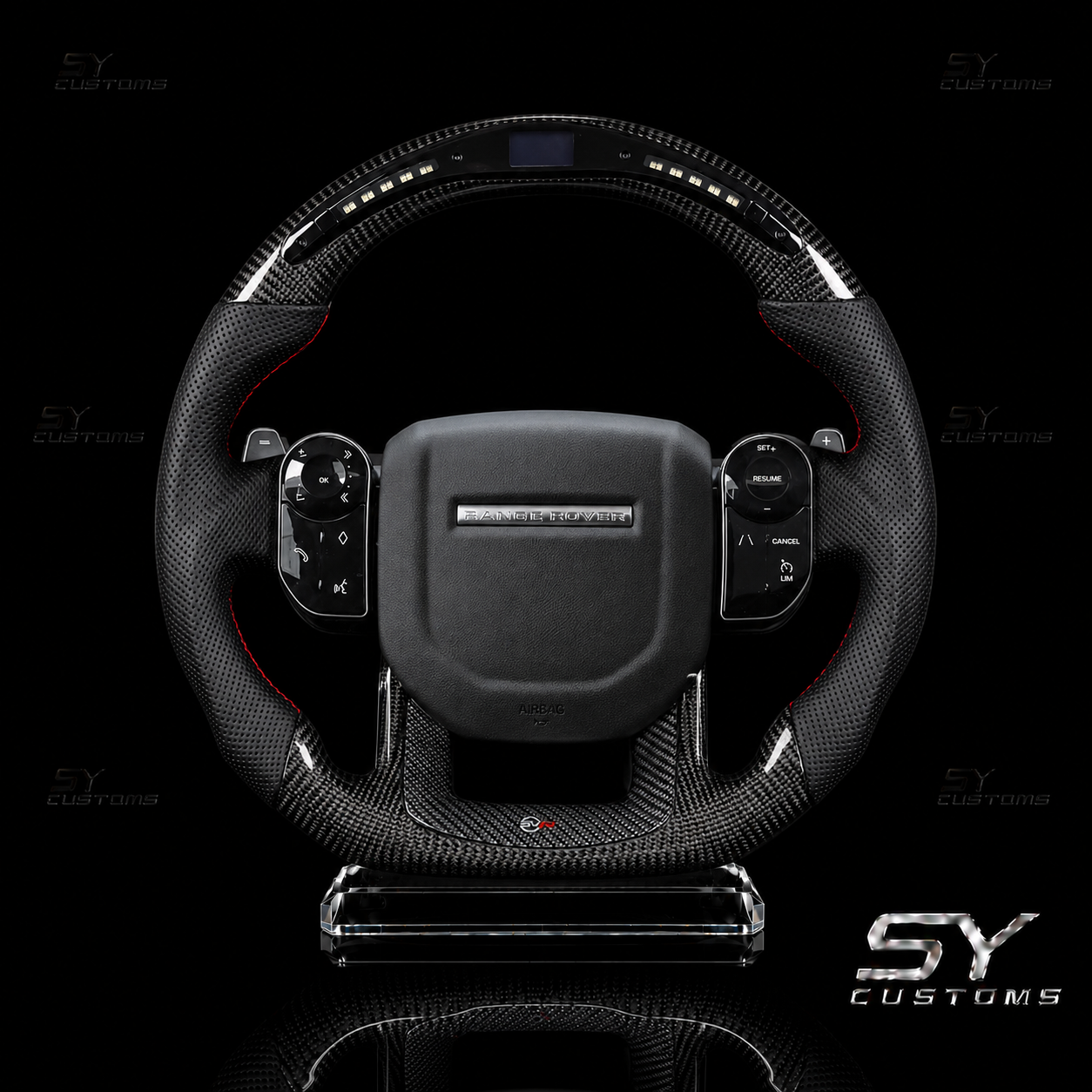 SY Customs 2014–2022 Range Rover Sport L494 Carbon Fiber Steering Wheel
